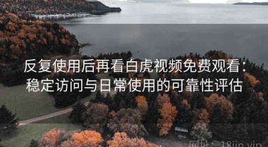 反复使用后再看白虎视频免费观看：稳定访问与日常使用的可靠性评估