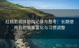 红桃影视体验向记录与思考：长期使用后的效率变化与习惯调整