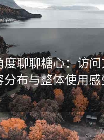 从用户角度聊聊糖心：访问方式、内容分布与整体使用感受