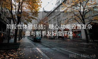 阶段性体验总结：糖心 功能设置复杂度与新手友好度评估