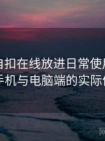 把白虎自扣在线放进日常使用后的感受：在手机与电脑端的实际体验差别