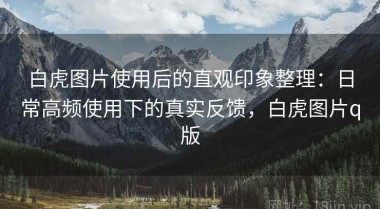 白虎图片使用后的直观印象整理：日常高频使用下的真实反馈，白虎图片q版