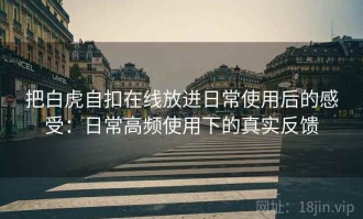 把白虎自扣在线放进日常使用后的感受：日常高频使用下的真实反馈