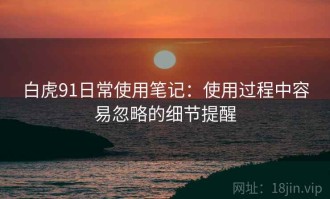 白虎91日常使用笔记：使用过程中容易忽略的细节提醒