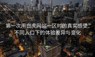 第一次用白虎网站一区时的真实感受：不同入口下的体验差异与变化