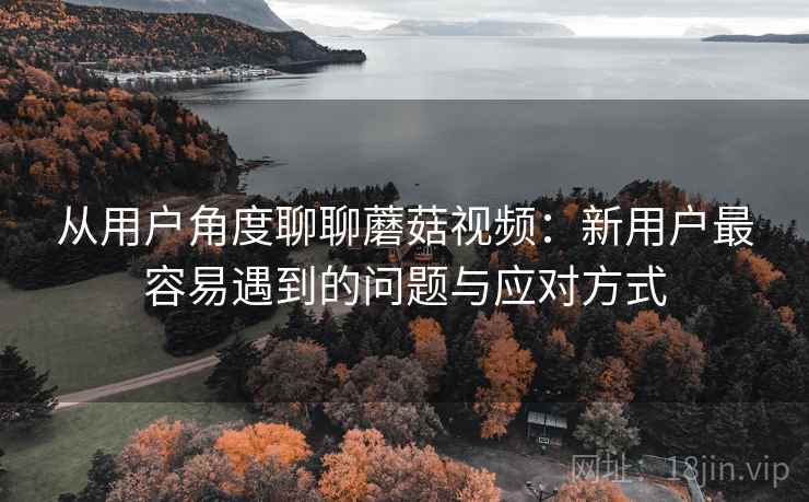 从用户角度聊聊蘑菇视频：新用户最容易遇到的问题与应对方式
