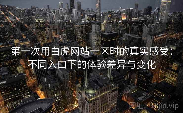 第一次用白虎网站一区时的真实感受：不同入口下的体验差异与变化