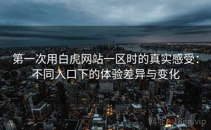 第一次用白虎网站一区时的真实感受：不同入口下的体验差异与变化